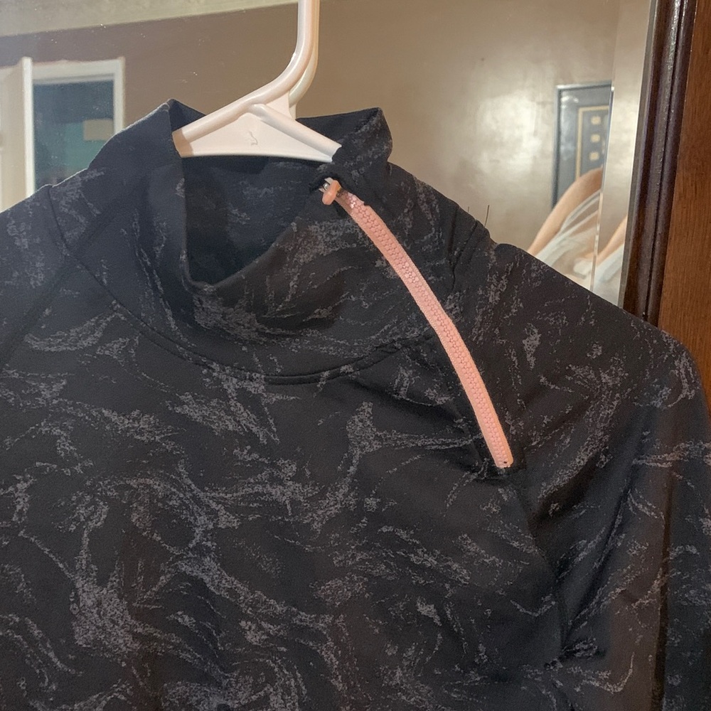 Fabletics Black And Pink Active Pullover - image 3